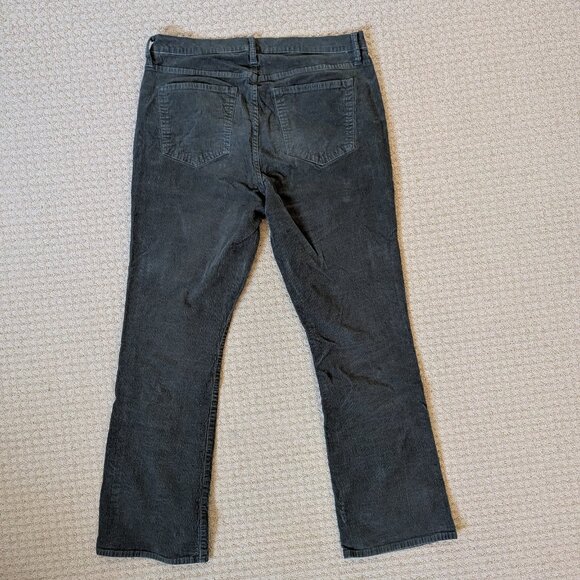 Gap Baby Bootcut Corduroy 16 / 33R Dark Green - Picture 6 of 6